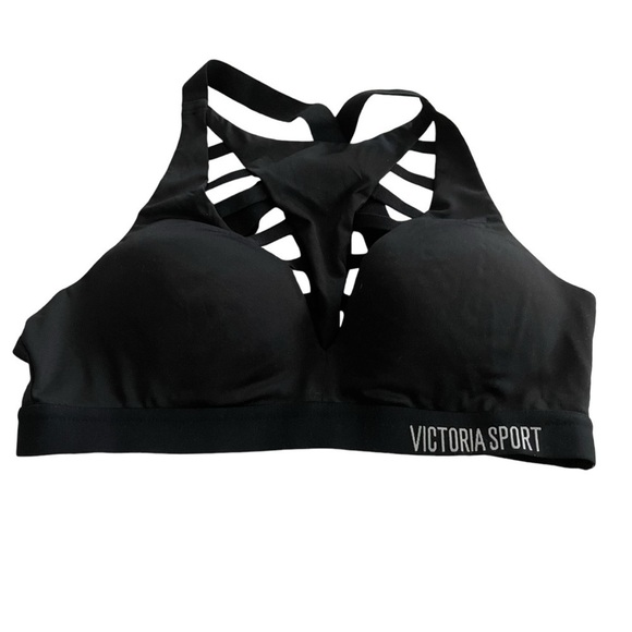 Victoria's Secret  Marta Hunt Black  Sport Bra Size 32B - Picture 3 of 6